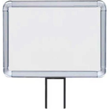 LAVI INDUSTRIES , Horizontal Fixed Sign Frame, , 8.5" x 11", Unslotted, Chrome 50-1141F7H/CL
